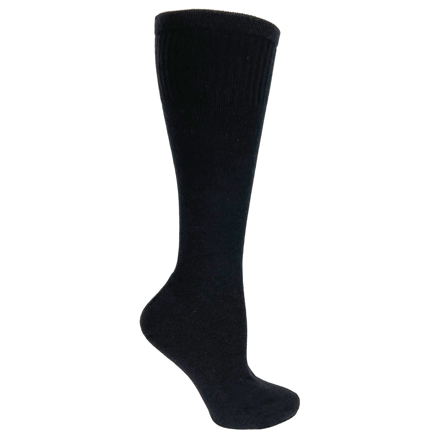 Prestige Medical-Womens Ultrasoft Cotton Compression Socks Black-MedTech-2
